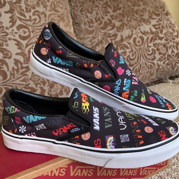 Vans Classic Slip On Disruptive Black/True White M - Picture 7 of 16